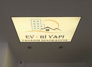 Logo Baskılı Gergi Tavan 